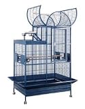 42 X 28 X 72 Wrought Iron Combo Bird Cage  Play Area