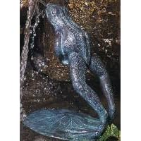 Brass Baron Large Leaping Frog by 