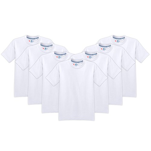 Hanes Boys 8-20 7-Pack X-Temp Crew T-Shirt