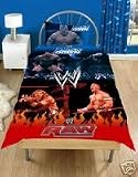 WWE Wrestling Raw VS Smackdown Single Duvet and Pillowcase Bed Set