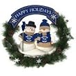 San Diego Padres 22" Snowman Christmas Wreath - MLB Baseball