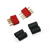Micro 4R 4 Pin Connector, Red