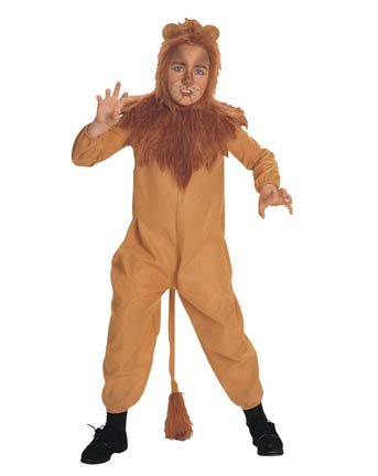 Wizard of Oz Cowardly Lion Costume: Boy's Size 12-14
