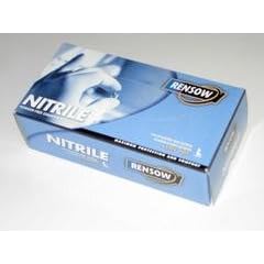 Rensow Nitrile Exam Gloves Powder Free Medium (100/box)