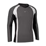 Descente 2009/10 Men's Genetic Long Sleeve Running Top - 14110 (Iron - L)