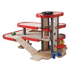 Childrens Toyshop  Toys : PLAN TOYS WOODEN PARKING GARAGE