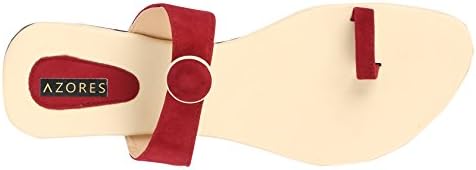 Azores Red Casual Sandals 7