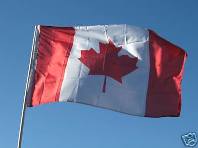 Canadian Flag 3 feet by 5 feet   Superknit polyester newly $12