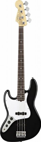 31%2B QU09BhL Fender American Standard Jazz Bass, Left Handed, Rosewood Fretboard, 3 Ply W/B/W Pickguard with Extended Warranty   Black