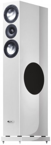 Canton Karat 770 DC 3,5-Wege Bass-Reflex Stand-Lautsprecher (140/200 Watt, 87 dB) Paar weiß highgloss
