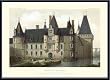 Art Poster Metal Framed Print - French Chateaux II - Artist: Victor Petit- Poster Size: 22 X 30