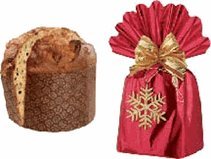 Italian Panettone Christmas Cake with Chocolate Dro by Pasticceria Scarpato
