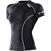 2XU Women's Compression Short Sleeve Top - WA1121a (Black - L)