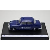フィアット 1400B ミラノ白十字 1956 ダークブルー (1/43 S0618)