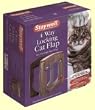 4-Way Locking Cat Flap - Woodgrain