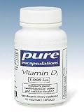 Pure Encapsulations Vitamin D3 1000 IU - 120 capsules