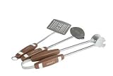 3 Piece Football BBQ Tools
