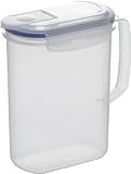 Emsa Clip & Close Storage Container, Fridge Pitcher 51 Ounce