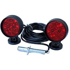 LED Magnetic Tow Truck Tail Brake Turn Towing RV Lights