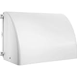 RAB WP2FCH125PSQW Pulse start Metal Halide Midsize HID Wallpack Full Cutoff 125 Watts quad tap White