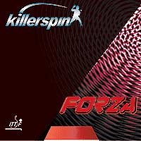 Killerspin - 403-07 - Forza Rubber Sheet Ping Pong Paddle Accessory - Red - 2.3 mm 40 Degree