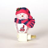 Cleveland Indians Snowman 5 Night Light