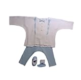 Blue Pants - White Jacket Tuxedo Suit