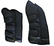Full Length Set of Four Horse Shipping Boots Black