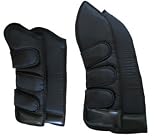 Full Length Set of Four Horse Shipping Boots Black