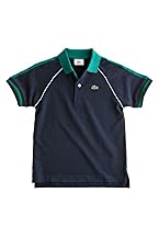 Boy's Short Sleeve Super Dry Polo with Piping