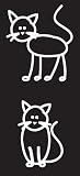 Plaid(R) Me & My Peeps Family Auto Decal - Cats