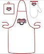 Washington Nationals Grilling Apron Set - Baseball Sports Merchandise
