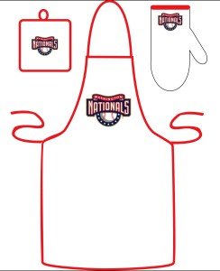 Washington Nationals Grilling Apron Set