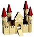 Guidecraft Table Top Wooden Castle Blocks with Storage Container Image