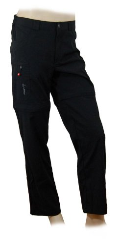Löffler Outdoor Herren Zipp-Hose, schwarz, Größe 56