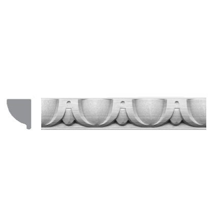 Carved Egg & Dart Moulding- 8Ft. Stick