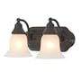 Two-Light Bathroom Vanity Light from Destination Lighting