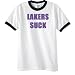 Lakers Suck Ringer T-Shirt
