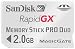 SanDisk Gaming RapidGX - Flash memory card - 2 GB - MS PRO DUO with MicroMate Reader