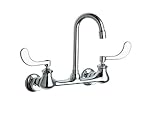 Chicago Faucets 631-CP Wall Mount Adjustable Center Sink Faucet, Chrome