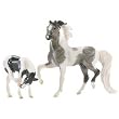 Horse & Foal Set Pintos