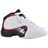 adidas Men's Lift Off II Basketball Shoe,White/White/Black,11 M