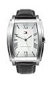 Tommy Hilfiger Men's Black Leather Strap Watch #1710074