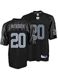 Darren McFadden Jersey: Reebok Black Replica #20 Oakland Raiders Jersey - Large