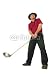 Wallmonkeys Peel and Stick Wall Decals - Man Playing Golf #4 - 24