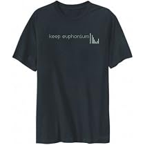 T-Shirt Black " Keep Euphonium " Instruments