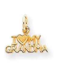 10k I Love My Grandma Charm