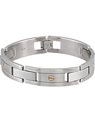 Bracelet With 14Ky Screws 08.50 Inch olished B116