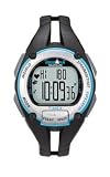 Timex Ironman Road Trainer Heart Rate Monitor Watch, Black/Silver/Blue, Mid Size