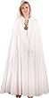 Hooded Cotton White Cloak One Size